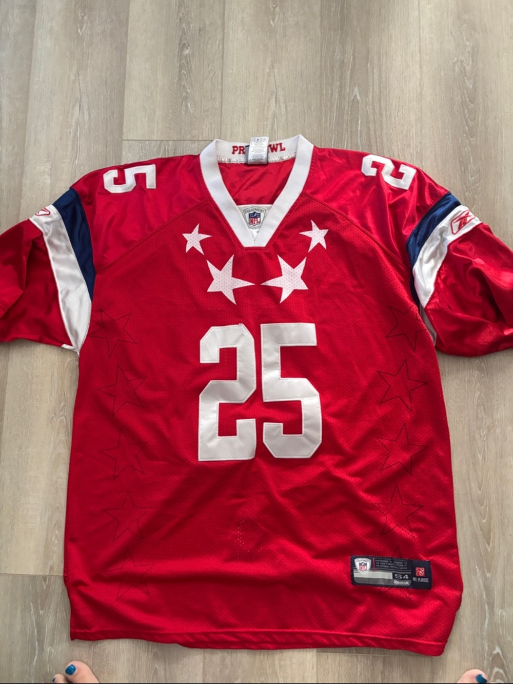 Reebok NFL Pro Bowl Jamaal Charles #25 Football Jersey